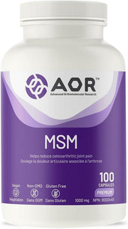 AOR - MSM 100caps - Helps Relieve Joint Pain Associated with Osteoarthritis - Limolin 