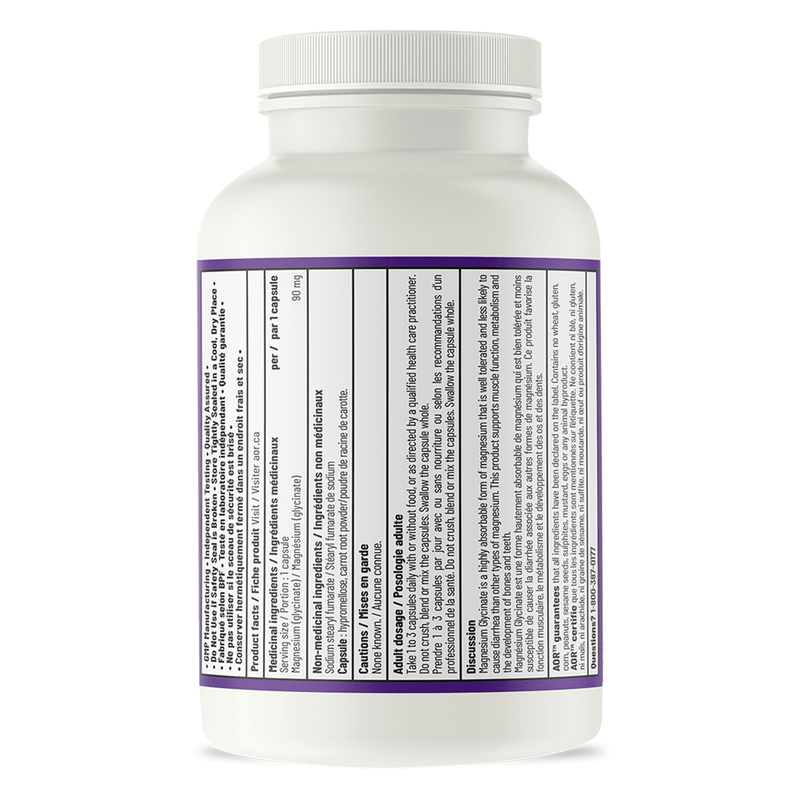 AOR - Magnesium Glycinate 90caps - Limolin 