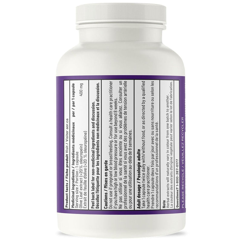 AOR - Olive Leaf Extract 60caps - Limolin 