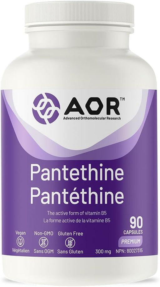AOR - Pantethine 90s - Active Form of Vitamin B5 Pantothenic Acid - Limolin 