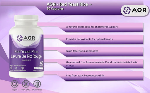 AOR - Red Yeast Rice 60caps - Limolin 