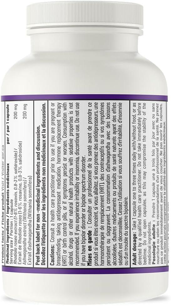 AOR - Relax & Recharge 90caps - Ancient Herbs to Help You Adapt to Pressure - Limolin 