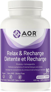 AOR - Relax & Recharge 90caps - Ancient Herbs to Help You Adapt to Pressure - Limolin 