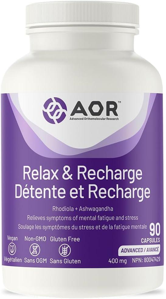 AOR - Relax & Recharge 90caps - Ancient Herbs to Help You Adapt to Pressure - Limolin 