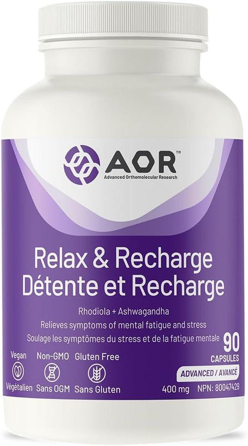 AOR - Relax & Recharge 90caps - Ancient Herbs to Help You Adapt to Pressure - Limolin 