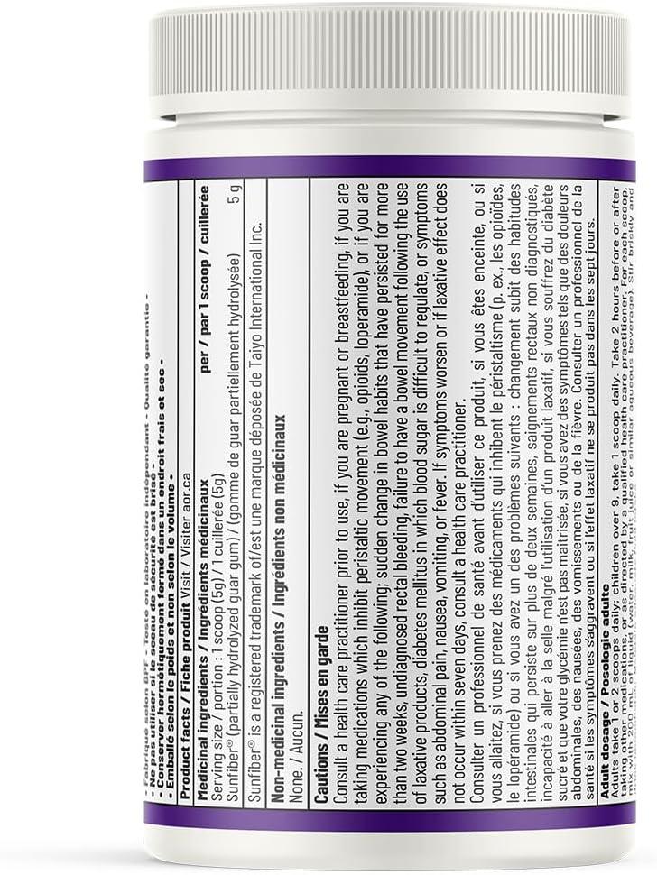 AOR - SoluFibre 300g - Regulates Bowel Function & Manages Symptoms of IBS - Limolin 