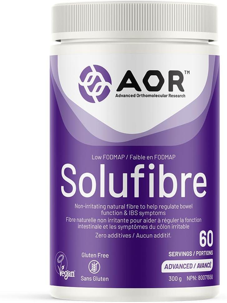 AOR - SoluFibre 300g - Regulates Bowel Function & Manages Symptoms of IBS - Limolin 