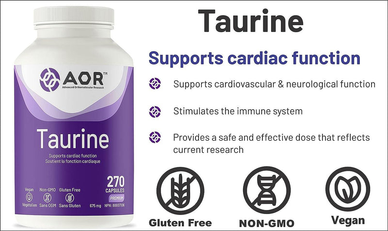 AOR - Taurine 270caps - Limolin 