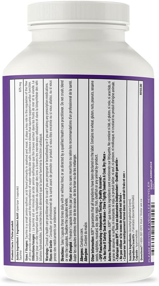 AOR - Taurine 270caps - Limolin 