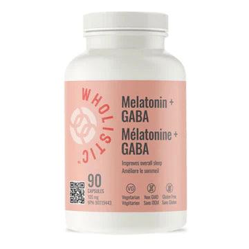 AOR - Wholistic Melatonin + GABA 105mg 90 Capsules - Limolin 