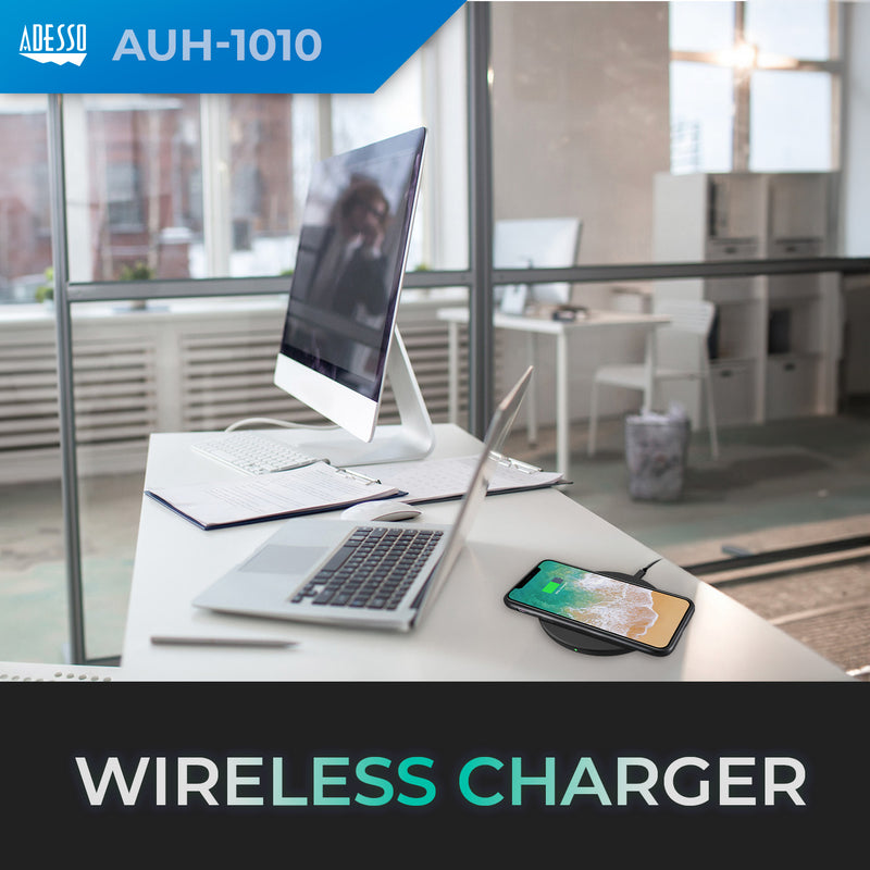 Adesso - 10W Wireless QI Charger