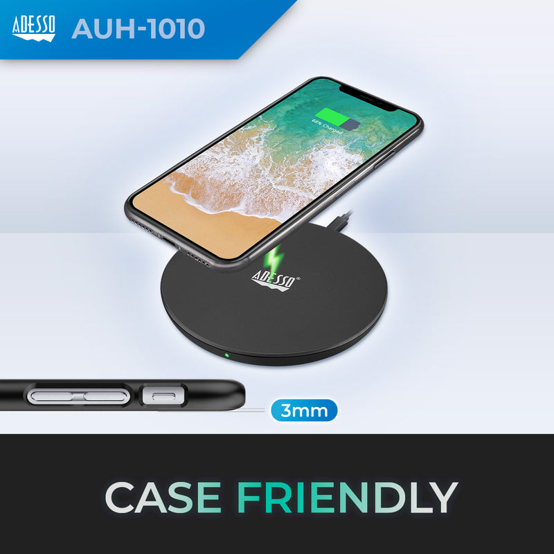 Adesso - 10W Wireless QI Charger