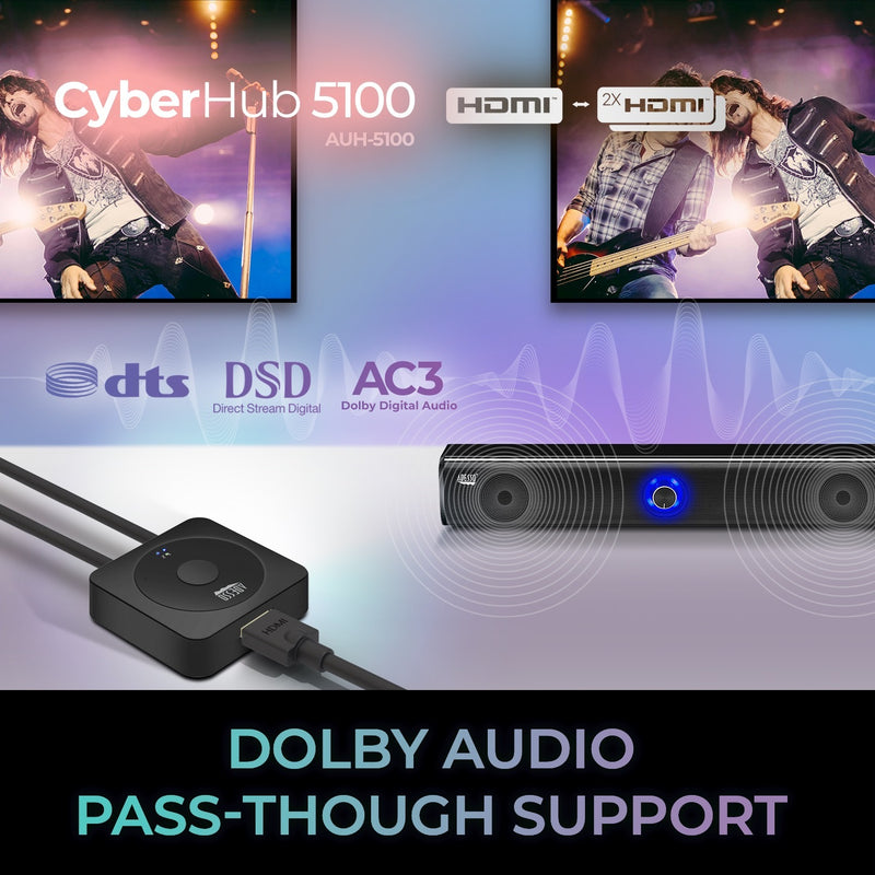 Adesso - HDMI Splitter and Switch