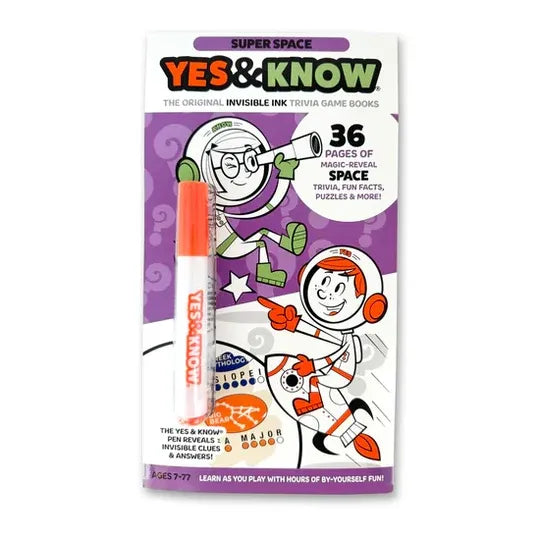 Yes & Know - INVISIBLE INK - The Original INVISIBLE INK Trivia Books