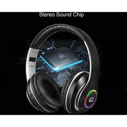 Adesso - Headset Bluetooth with Mic Noise Isolating 35mm Aux Cable Included - Black - Limolin 