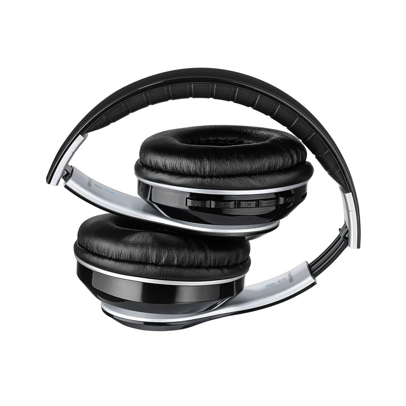 Adesso - Headset Bluetooth with Mic Noise Isolating 35mm Aux Cable Included - Black - Limolin 