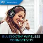 Adesso - Headset Bluetooth with Mic Noise Isolating 35mm Aux Cable Included - Black - Limolin 