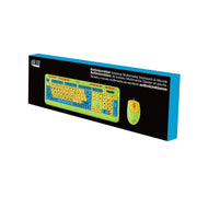 Adesso - Keyboard & Mouse Combo Wired Antimicrobial Kids Large Print - Limolin 