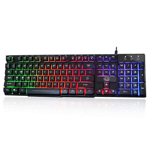 Adesso - Large Print Illuminated Desktop Keyboard - Limolin 
