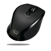 Adesso - Mouse Wireless Ergonomic M20B 6 Button up to 1600dpi PC/Mac - Black - Limolin 