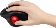 Adesso - Trackball Mouse Wireless Ergonomic iMouse T30 7 Buttons - Black - Limolin 