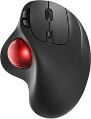 Adesso - Trackball Mouse Wireless Ergonomic iMouse T30 7 Buttons - Black - Limolin 