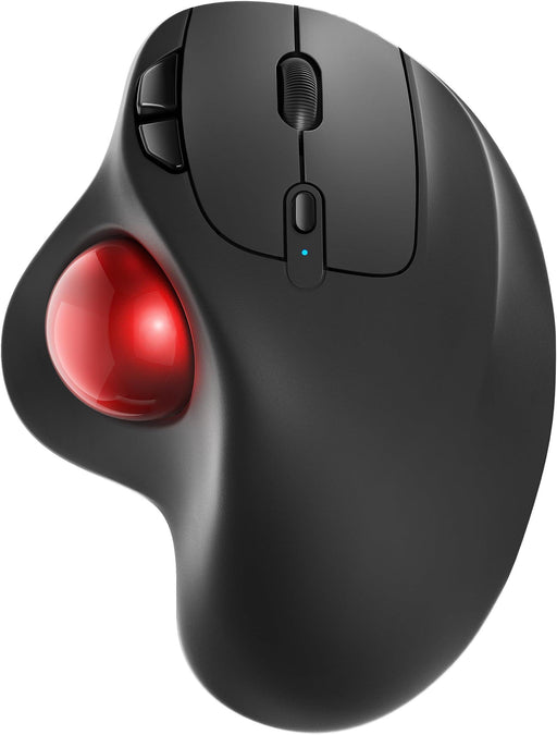 Adesso - Trackball Mouse Wireless Ergonomic iMouse T30 7 Buttons - Black - Limolin 
