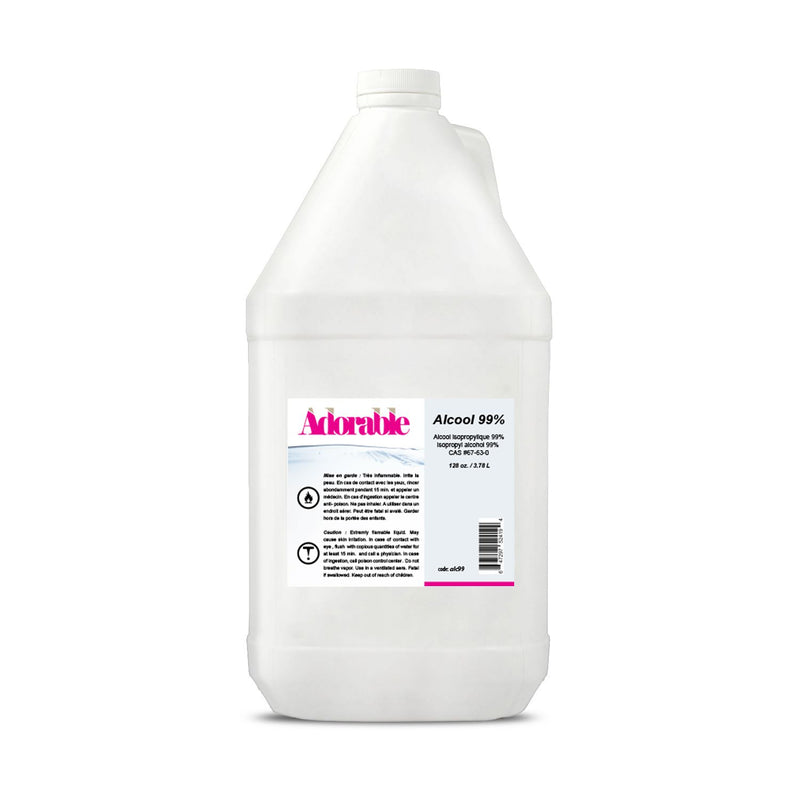 Adorable - Alcohol Isopropyl 99% 1 Gallon - Limolin 