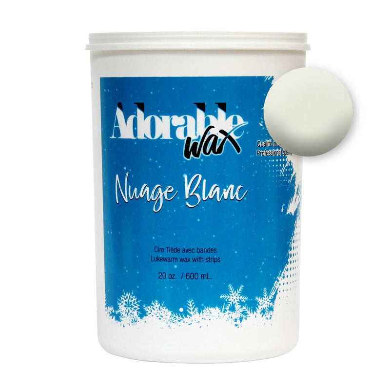 Adorable - Warm Wax 600Ml Collection for a Tropical Paradise, Aqua Marine & White Cloud Experience - Limolin 