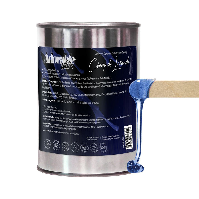 Adorable - Warm Wax Creamy Purple Metal Pot 591 ml - Limolin 