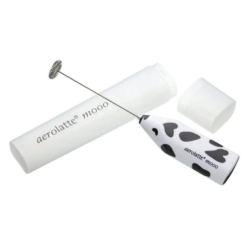 Aerolatte - MOO Milk Frother (Black/White)  | 8.5 Inch - Limolin 