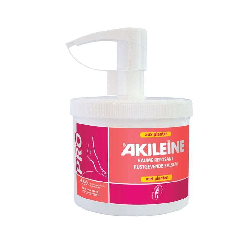 Akileine - Relaxing Foot Balm With Plants 500 ml With Pump - Limolin 