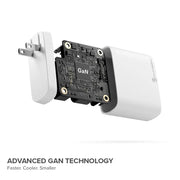 Alogic - 100W GaN Charger - Includes 2m USB-C Cable - White - Limolin 