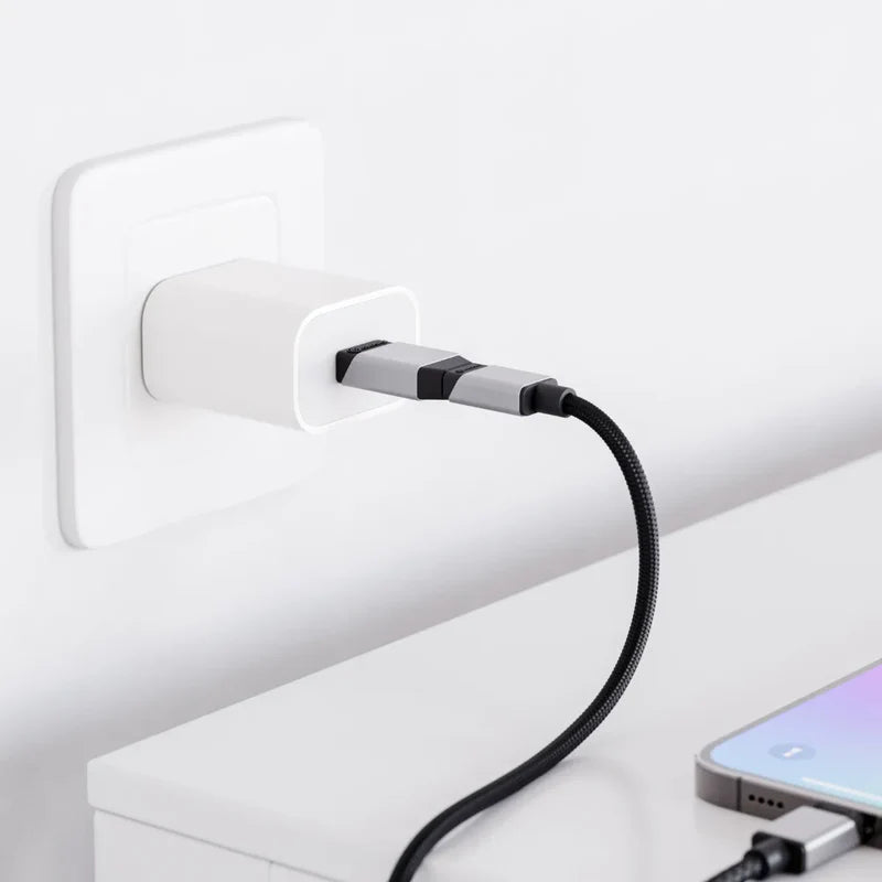 Alogic - Adapter Mini USB-A Male to USB-C Female Ultra - Space Grey - Limolin 