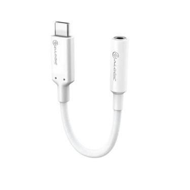 Alogic - Adapter USB-C Male to 35mm Female Audio 4in Elements Pro - White - Limolin 
