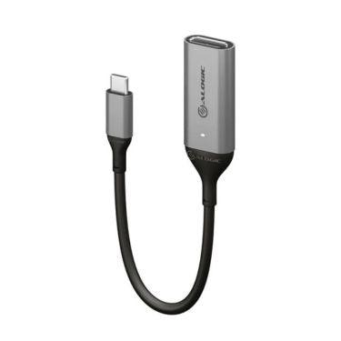 Alogic - Adapter USB-C Male to DisplayPort Female 6in 4K Ultra HD - Grey - Limolin 