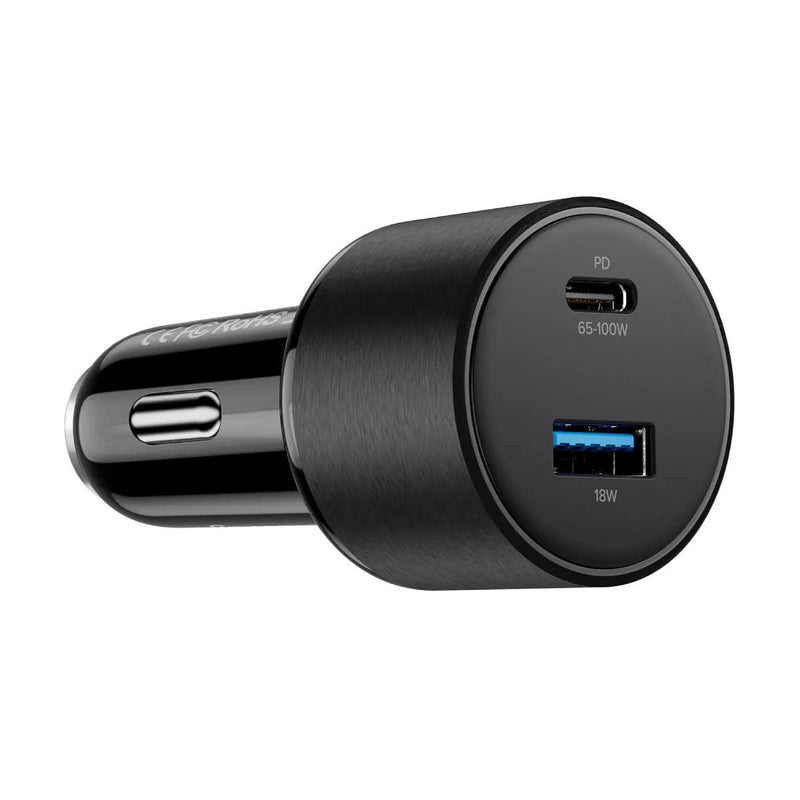 Alogic - Car Charger - 100W Rapid Charger with 1 x USB-C Port & 1 x USB-A Port - Limolin 