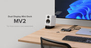 Alogic - Docking Station USB-C Dual Display HD MV2 12 Ports 2 HDMI Pass Through Charging 100W - Limolin 