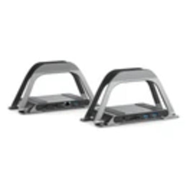 Alogic - Docking Station USB-C Dual Monitor with Stand 4K 10-in-1 100W Power Delivery 2x HDMI Bolt Plus - Space Grey - Limolin 