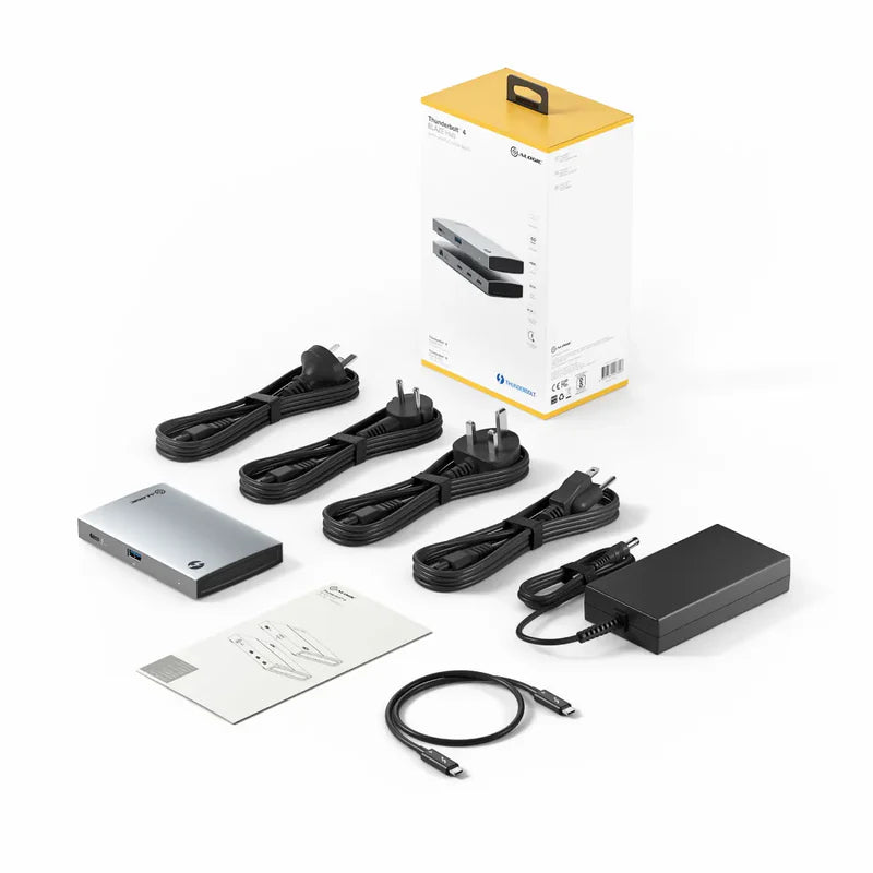 Alogic - Docking Station - USB-C- Space Grey - TB4H3TB - Limolin 