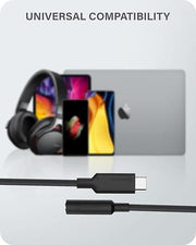 Alogic - Elements Pro USB-C to 35mm Audio Adapter - 10cm - Black - Limolin 