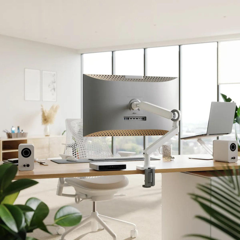 Alogic - Glide Flexible Single Monitor Arm - white - Limolin 