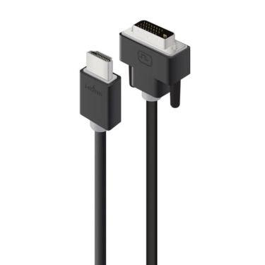 Alogic - HDMI Male to DVI-D Male Cable Pro Series 1080p 60Hz 6ft - Black - Limolin 