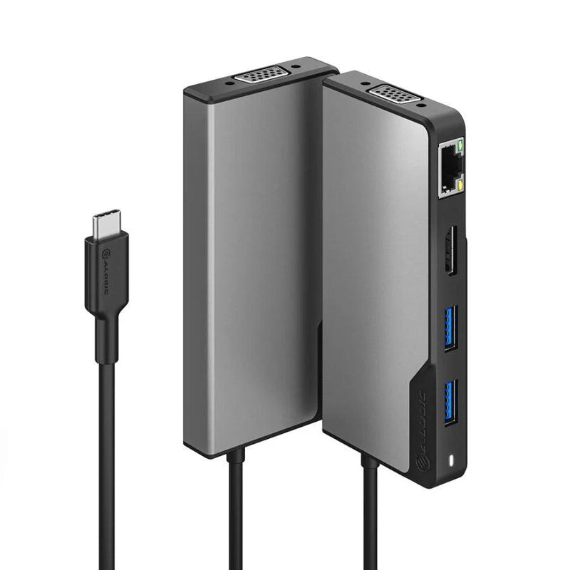 Alogic - Hub 6-in-1 USB-C 2x USB-A 31 HDMI 4K - Space Grey - Limolin 