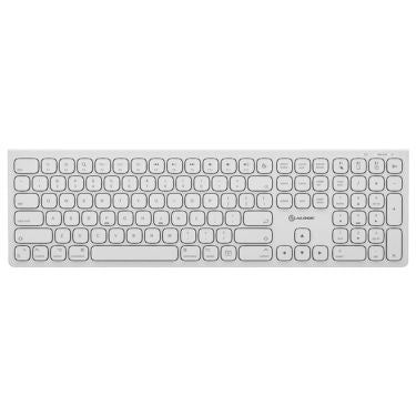 Alogic - Keyboard Wireless MacOS USB-C Rechargeable Echelon MAC- White - Limolin 