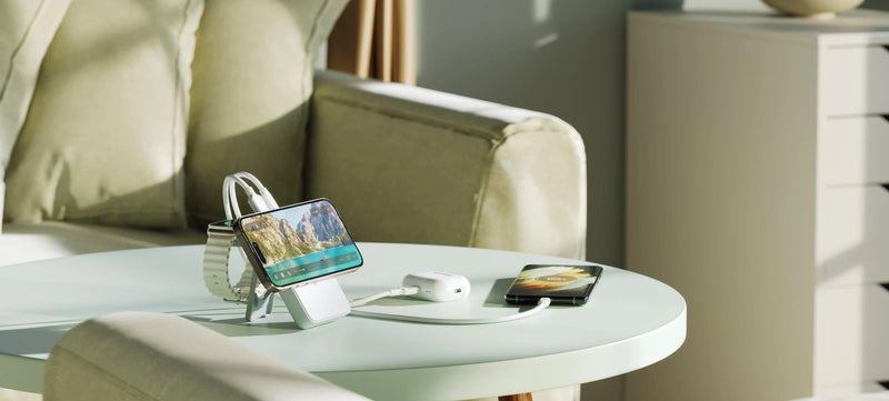 Alogic - Lift 4-in-1 MagSafe Compatible Wireless Charging 10000mAh Power Bank - Limolin 