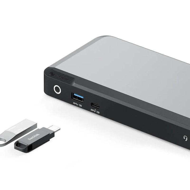 Alogic - MX2 USB-C Dual Display DP Alt Mode Docking Station with 65W - Space Grey - Limolin 