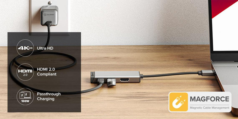 Alogic - MagForce TRIO 3-in-1 Hub - Limolin 