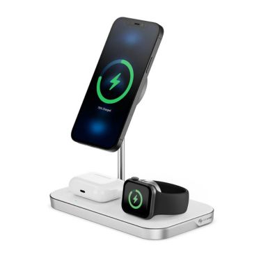 Alogic - Qi Charging Matrix 3-in-1 Fast Charging 15Q USB-C - White - Limolin 