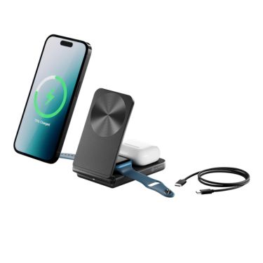 Alogic - Qi Charging Yoga 3-in-1 Fast Charging 15W USB-C- Black - Limolin 